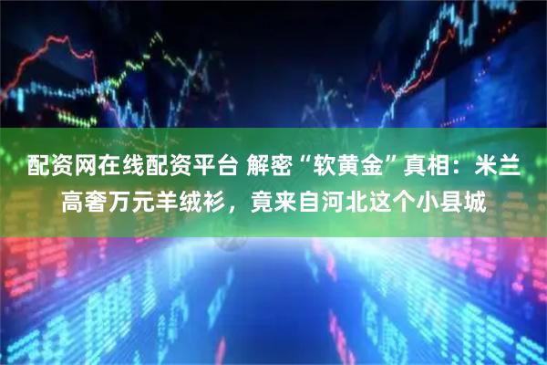 配资网在线配资平台 解密“软黄金”真相：米兰高奢万元羊绒衫，竟来自河北这个小县城